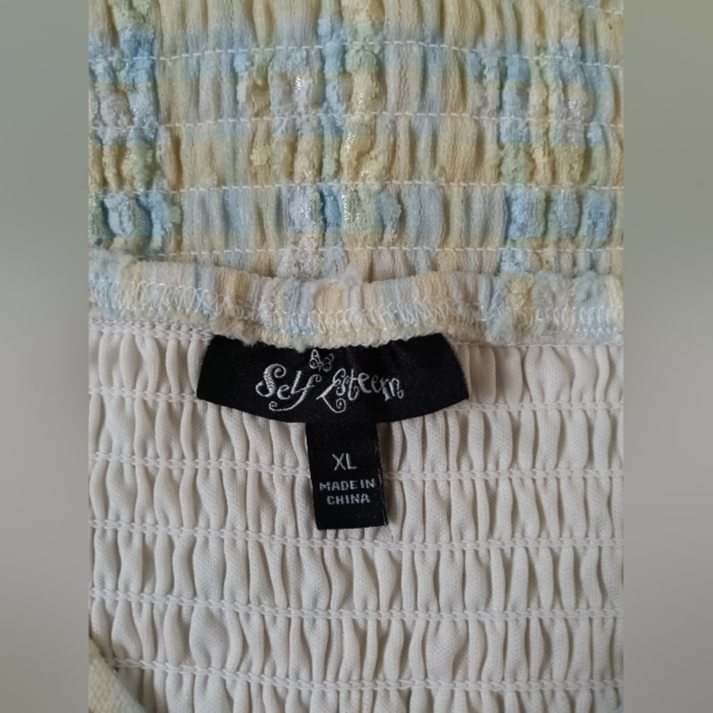 Self Esteem Ruched Blouse - Picture 3 of 5